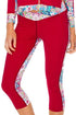 Luli Fama Azucar Cross Waistband Capri Legging